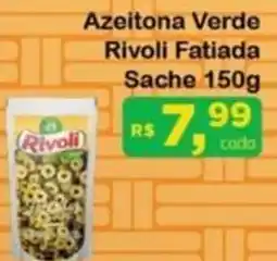 Chama Supermercados Azeitona Verde Rivoli Fatiada Sache oferta