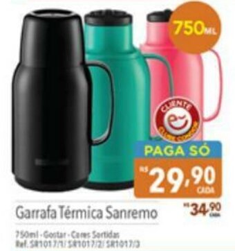 Supermercados Condor Garrafa Termica Sanremo Gostar 750ml oferta