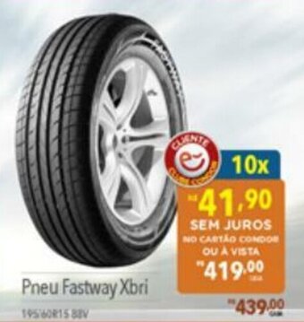 Supermercados Condor Pneu Fastway Xbri oferta