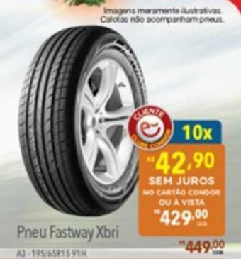 Supermercados Condor Pneu Fastway Xbri oferta