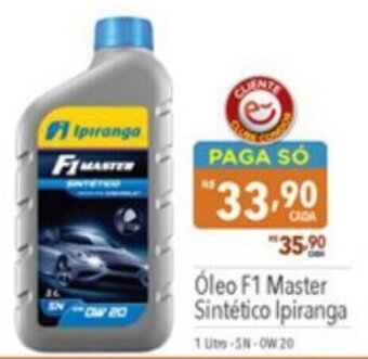 Oleo F1 master Sintetico Ipiranga