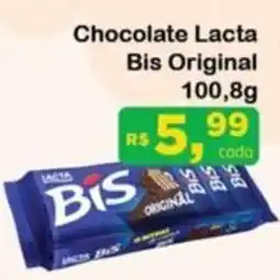 Chama Supermercados Chocolate Lacta Bis Original oferta
