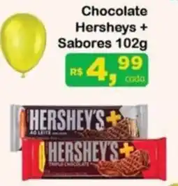 Chama Supermercados Chocolate Hersheys + Sabores oferta