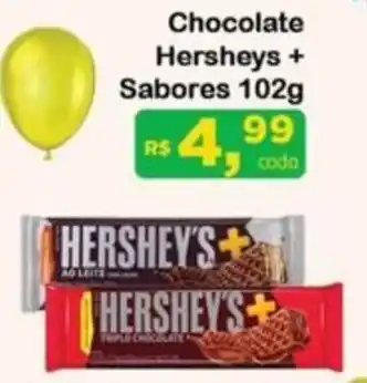 Chama Supermercados Chocolate Hersheys + Sabores oferta
