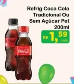 Chama Supermercados Refrig Coca Cola Tradicional Ou Sem Açúcar Pet oferta
