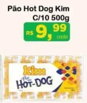 Chama Supermercados Pão Hot Dog Kim oferta