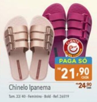 Supermercados Condor Chinelo Ipanema oferta