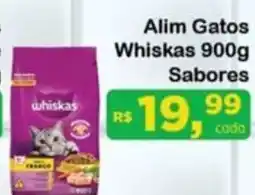Chama Supermercados Alim Gatos Whiskas sabores oferta