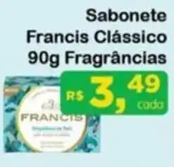 Chama Supermercados Sabonete Francis Clássico Fragrâncias oferta