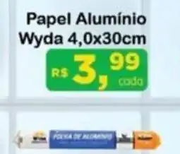 Chama Supermercados Papel Alumínio Wyda oferta