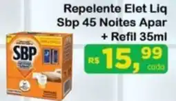 Chama Supermercados Repelente Elet Liq Sbp 45 Noites Apar + Refil oferta