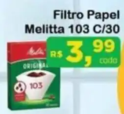 Chama Supermercados Filtro Papel Melitta 103 oferta