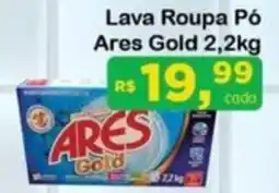 Chama Supermercados Lava Roupa Pó Ares Gold oferta