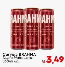 Komprao Atacadista Cerveja BRAHMA Duplo Malte Lata oferta
