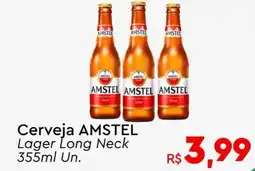 Komprao Atacadista Cerveja AMSTEL Lager Long Neck Un. oferta
