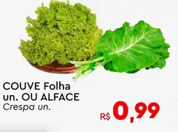 Komprao Atacadista COUVE Folha un. OU ALFACE Crespa un. oferta