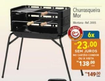 Supermercados Condor Churrasqueira Mor oferta