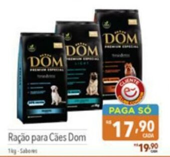 Supermercados Condor Racao para Caes Dom 1kg oferta