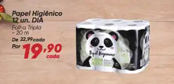 Dia Papel Higiênico 12 un. DIA oferta