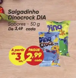 Dia Salgadinho Dinocrock DIA Sabores oferta