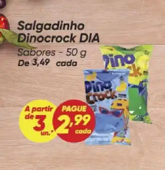 Dia Salgadinho Dinocrock DIA Sabores oferta
