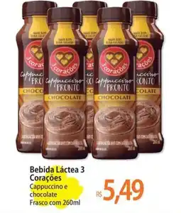 Atacadão Bebida Láctea 3 Corações oferta