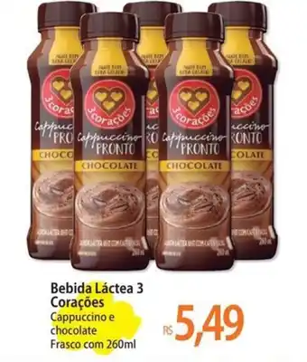 Atacadão Bebida Láctea 3 Corações oferta