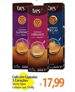 Atacadão Café em Cápsulas 3 Corações oferta