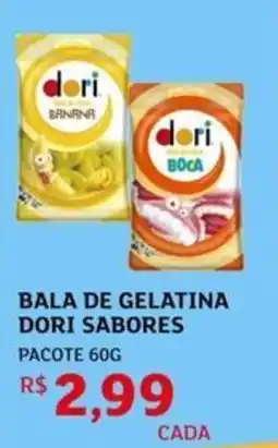 Assaí Atacadista Bala de gelatina dori sabores pacote oferta