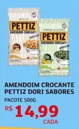 Assaí Atacadista Amendoim crocante pettiz dori sabores pacote oferta
