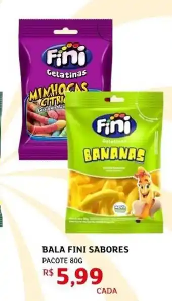 Assaí Atacadista Bala fini sabores pacote oferta
