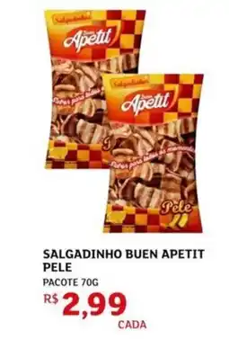 Assaí Atacadista Salgadinho buen apetit pele pacote oferta