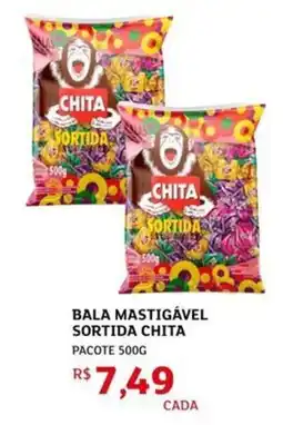 Assaí Atacadista Bala mastigável sortida chita pacote oferta