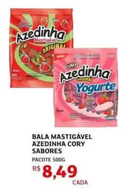 Assaí Atacadista Bala mastigável azedinha cory sabores oferta