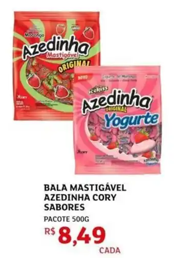 Assaí Atacadista Bala mastigável azedinha cory sabores oferta