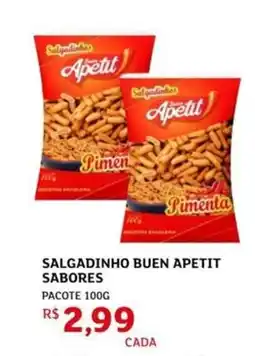 Assaí Atacadista Salgadinho buen apetit sabores oferta