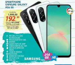 Lojas Cem Smartphone samsung galaxy A26 5G oferta