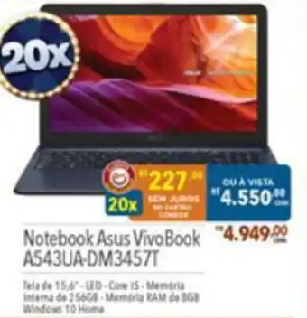 Supermercados Condor Notebook Asus Vivobook oferta