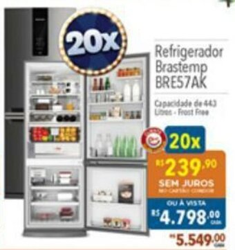 Supermercados Condor Refrigerador Brastemp BRE57AK oferta