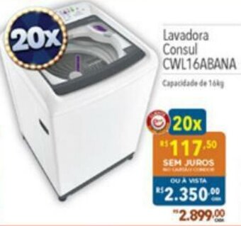 Supermercados Condor Lavadora Consul oferta