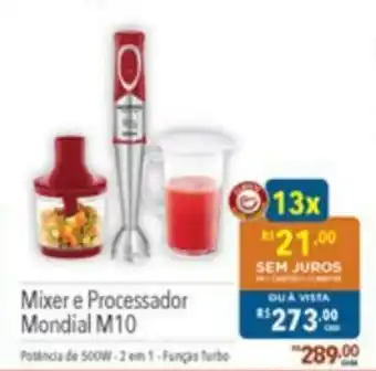 Supermercados Condor Mixer e Processador Mondial M10 oferta