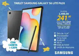 Lojas Cem Tablet samsung galaxy s6 lite p620 oferta