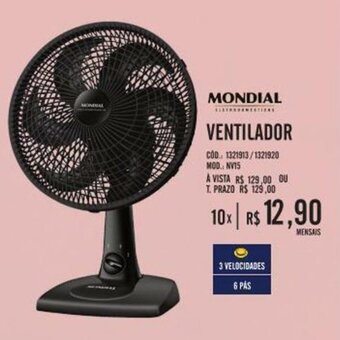 Zema Mondial Ventilador oferta