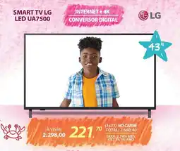 Lojas Cem Smart tv lg led ua7500 oferta