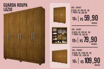 Zema Guarda Roupa Lazio oferta