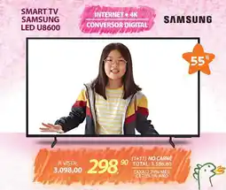 Lojas Cem Smart tv samsung led u8600 oferta