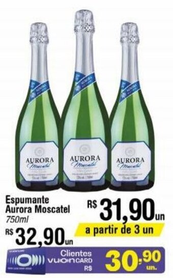 Fort Atacadista Espumante Aurora Moscatel 750ml oferta