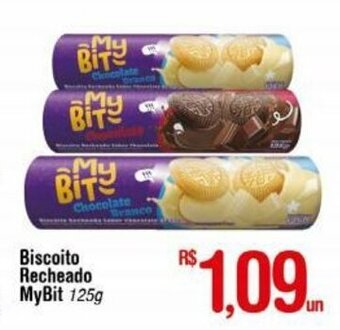 Fort Atacadista Biscoito Recheado MyBit 125g oferta