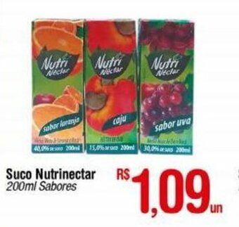 Fort Atacadista Suco Nutrinectar 200ml sabores oferta
