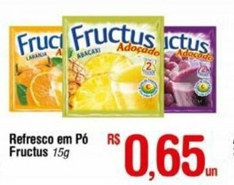 Fort Atacadista Refresco em po Fructus 15g oferta